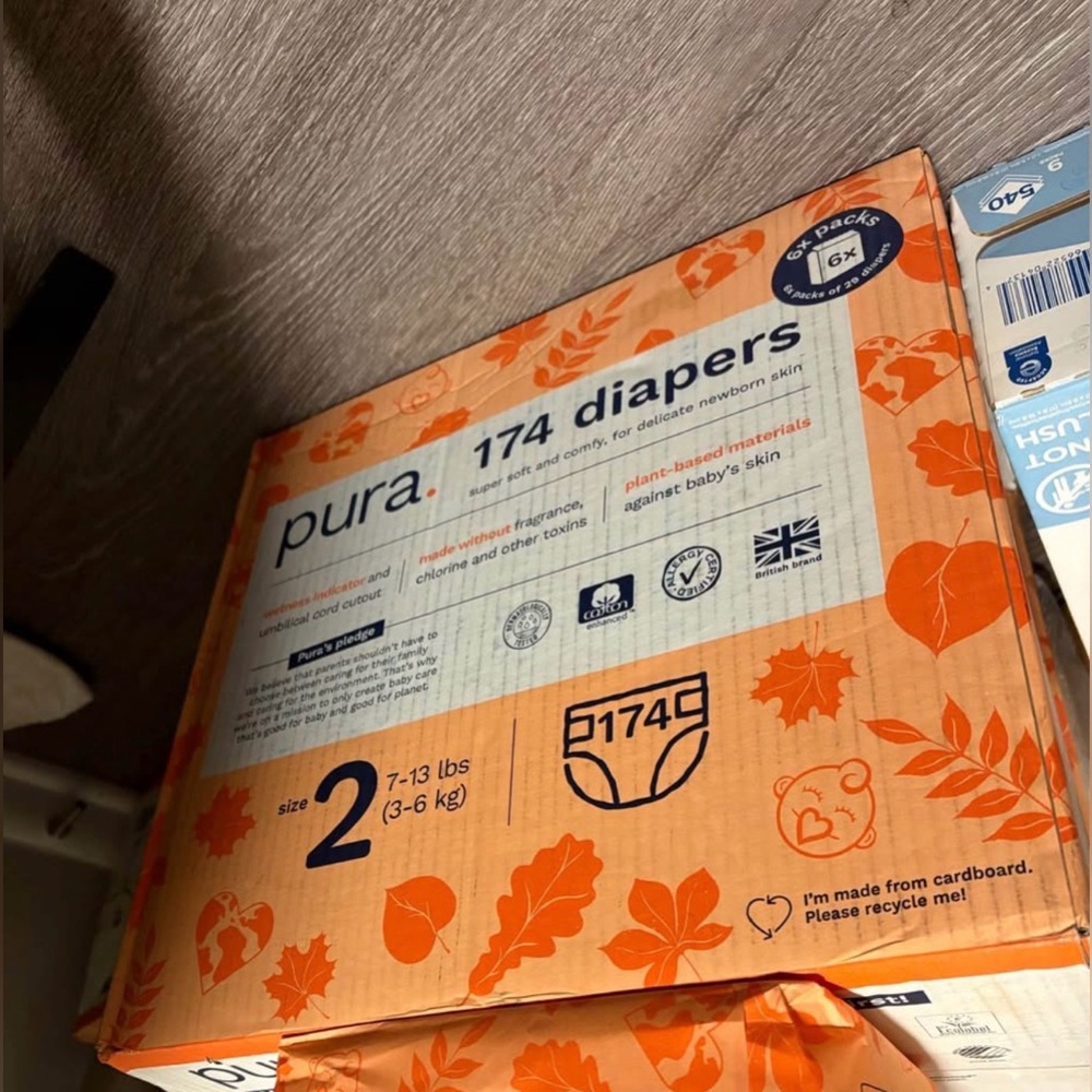 Pura size 2 diapers